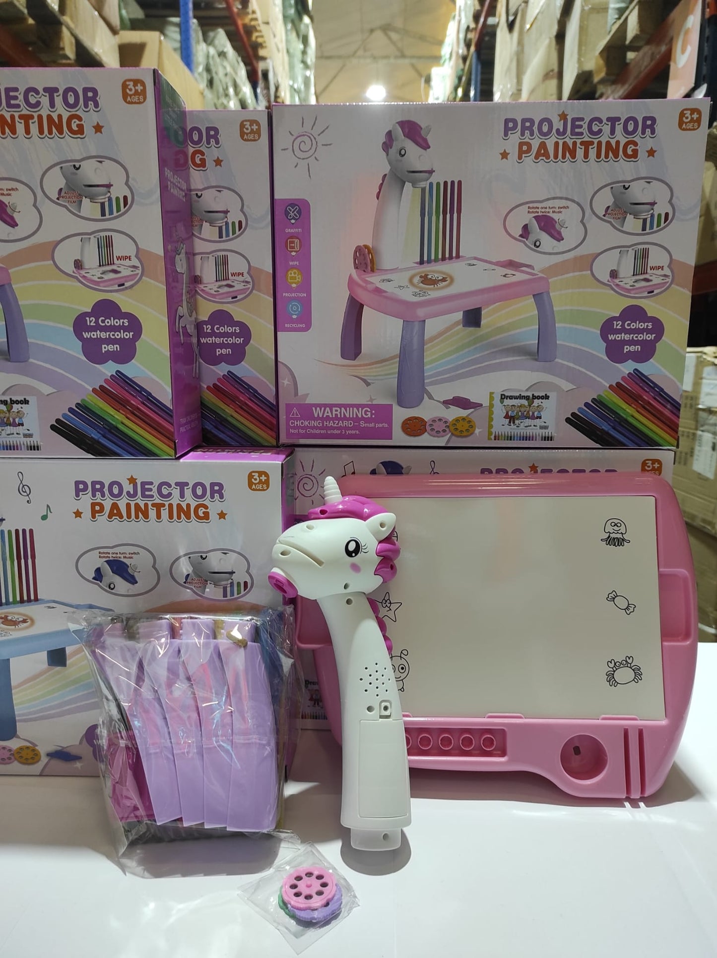 Escritorio de aprendizaje para niños unicornio rosa - additional image 6